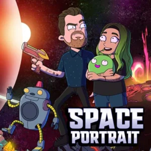 Personalized Final Space Scene Custom Portrait Image Thumbnails by Custom Art Capital