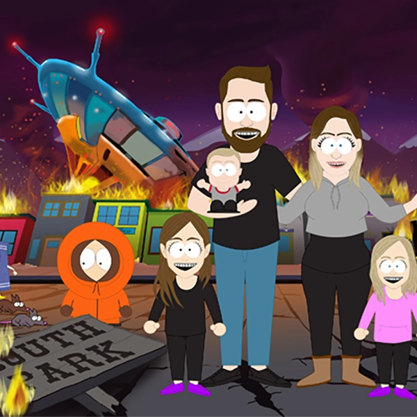 South Park Scene Custom Portrait Image Thumbnails by Custom Art Capital