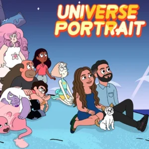 Personalized Steven Universe Scene Custom Portrait Image Thumbnails by Custom Art Capital