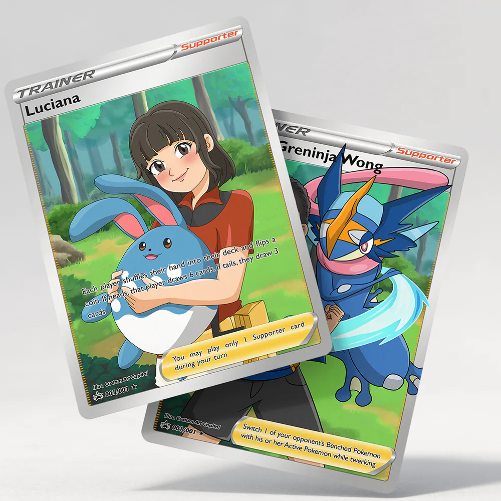 Pokemon Trainer Custom Portrait Image Thumbnails by Custom Art Capital