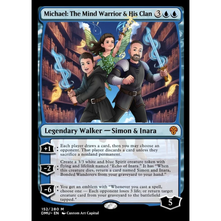 D_Magic The Gathering Card magic the gathering card by custom art capital