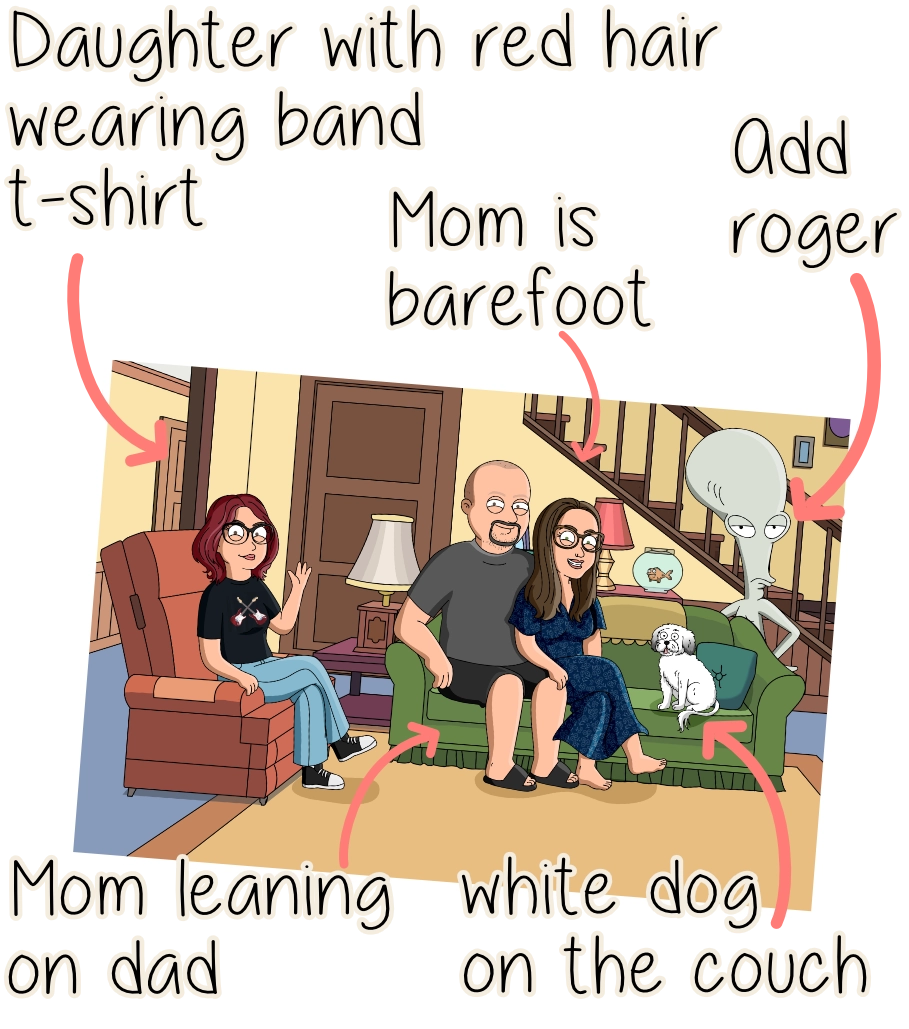 F2_American Dad Custom Portrait american dad custom portrait