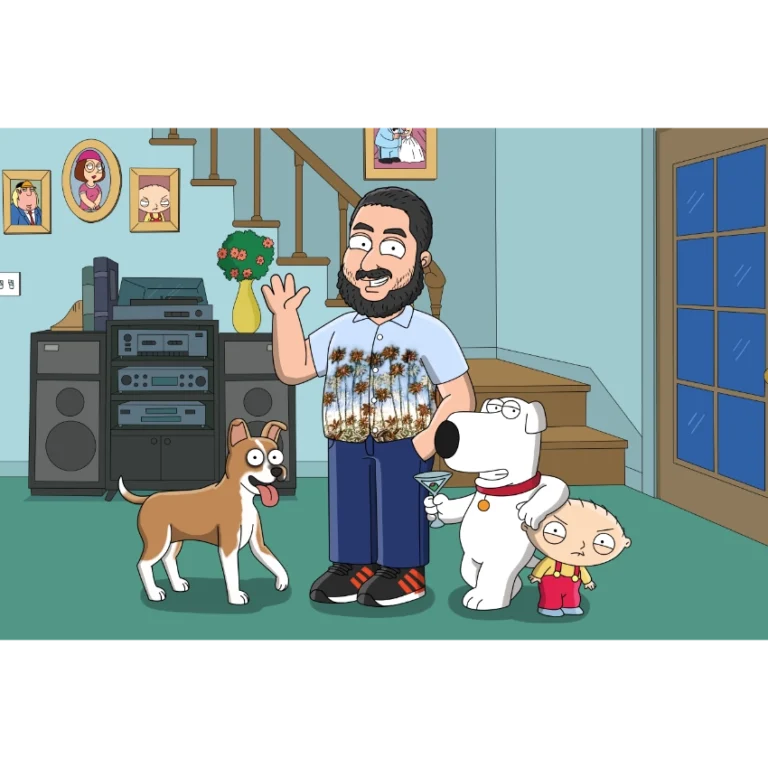 F_Family Guy Custom Portrait family guy custom portrait