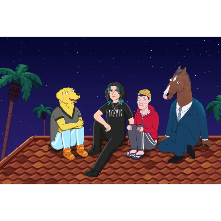 J_Bojack Horseman Custom Portrait bojack horseman custom portrait