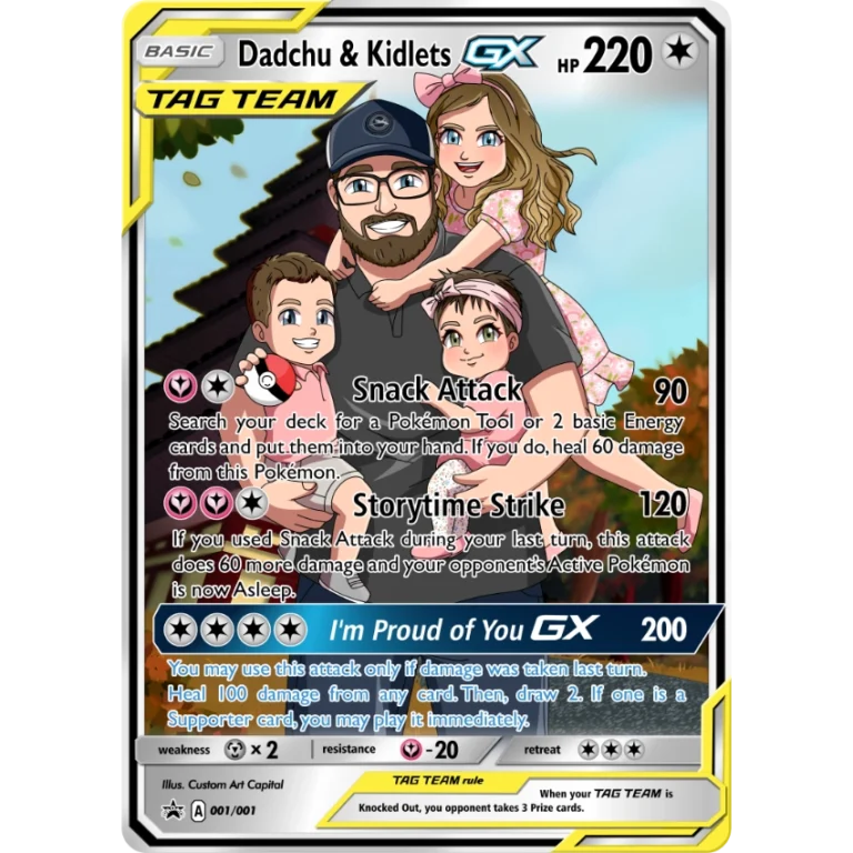 K5_Pokemon Tag Team Card Custom pokemon tag team card custom