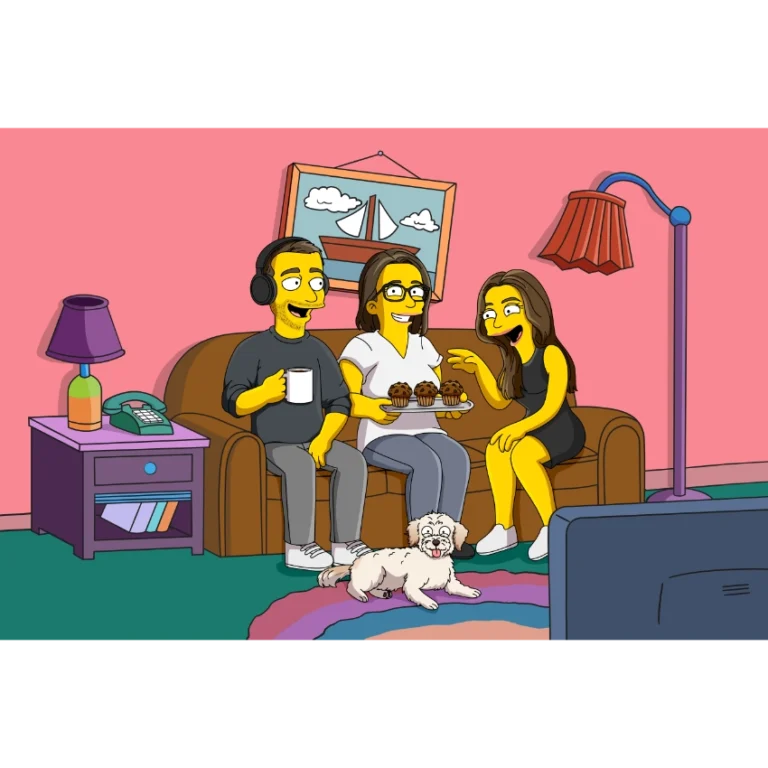 S_The Simpsons Custom Portrait simpsons custom portrait
