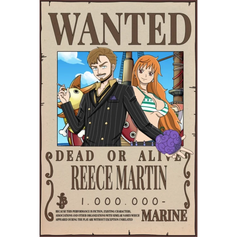 H2_One Piece Custom Wanted Poster one piece custom wanted poster