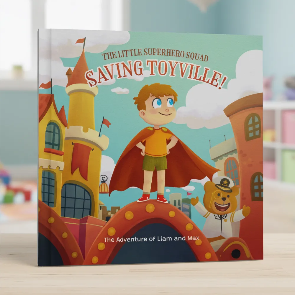 Image example Custom Superhero Storybook Personalized Gift