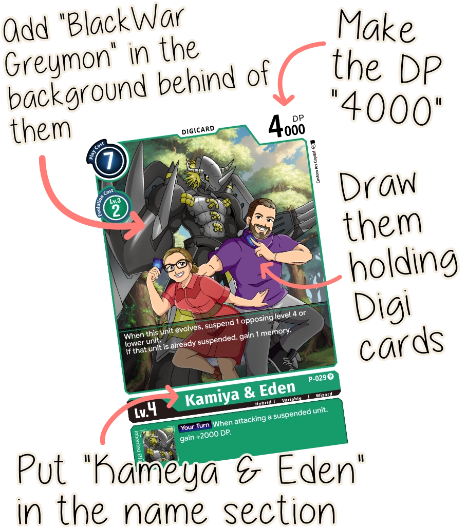 E_Digimon Card Digimon Card custom card