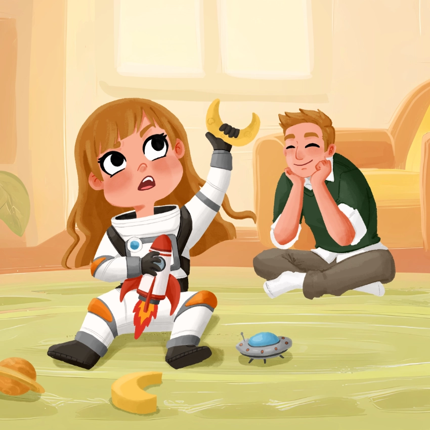 Personalized Father’s Day Storybook – A Custom Book About Dad and Child Moments